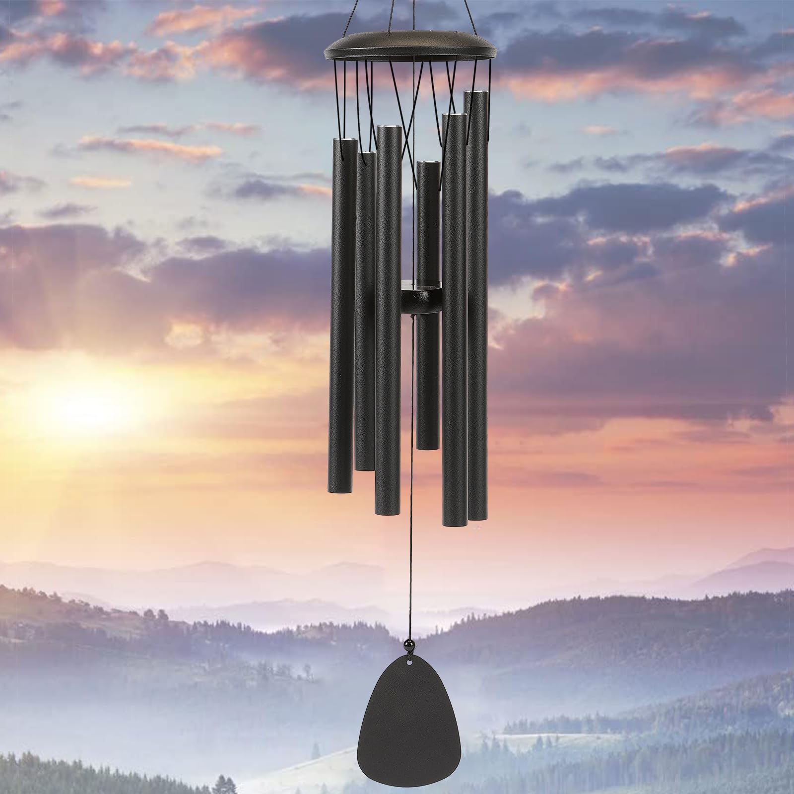 Aluminium Wind Chimes 26 Inches to Create a Zen Atmosphere Classic